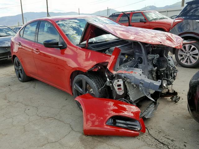 1C3CDFBB0FD119174 - 2015 DODGE DART SXT RED photo 1