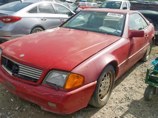 WDBFA63E0RF103204 - 1994 MERCEDES-BENZ SL 320 RED photo 2