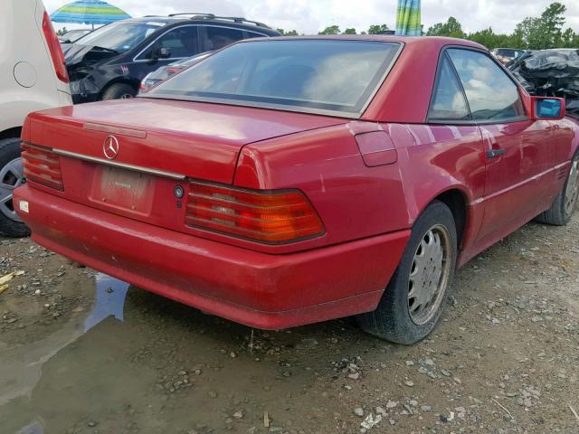 WDBFA63E0RF103204 - 1994 MERCEDES-BENZ SL 320 RED photo 4