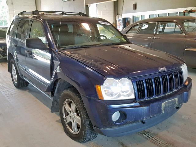 1J4HR48N65C631836 - 2005 JEEP GRAND CHER BLUE photo 1