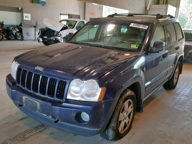 1J4HR48N65C631836 - 2005 JEEP GRAND CHER BLUE photo 2