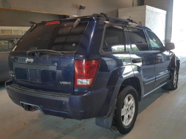 1J4HR48N65C631836 - 2005 JEEP GRAND CHER BLUE photo 4