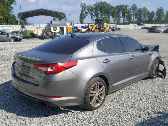 5XXGR4A64DG175743 - 2013 KIA OPTIMA SX GRAY photo 4