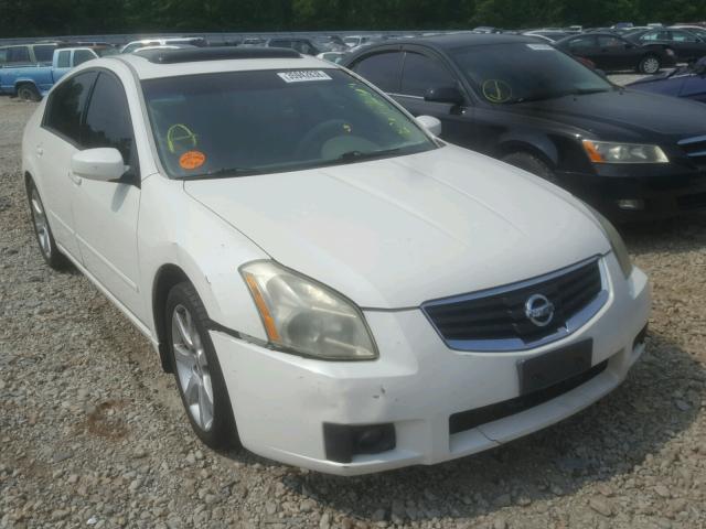 1N4BA41E27C821820 - 2007 NISSAN MAXIMA SE WHITE photo 1