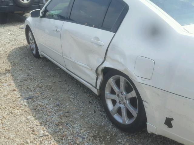 1N4BA41E27C821820 - 2007 NISSAN MAXIMA SE WHITE photo 9