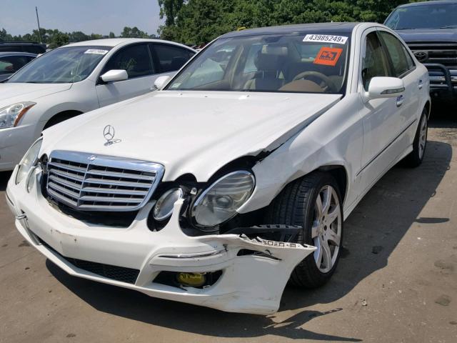 WDBUF56XX7B012722 - 2007 MERCEDES-BENZ E 350 WHITE photo 2