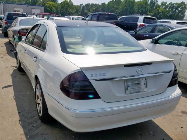 WDBUF56XX7B012722 - 2007 MERCEDES-BENZ E 350 WHITE photo 3