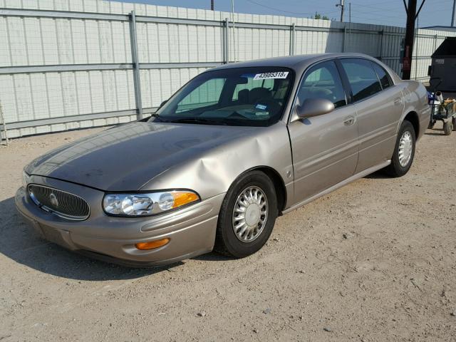 1G4HP54K214276435 - 2001 BUICK LESABRE CU BEIGE photo 2