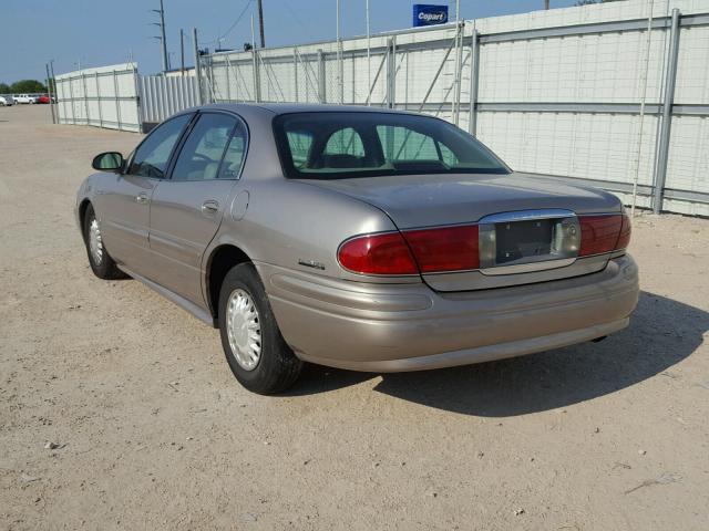 1G4HP54K214276435 - 2001 BUICK LESABRE CU BEIGE photo 3