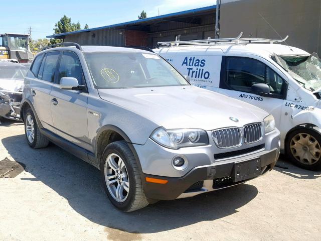 WBXPC73488WE51754 - 2008 BMW X3 3.0I GRAY photo 1