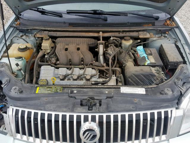 1MEHM43146G602725 - 2006 MERCURY MONTEGO PR მწვანე ფოტო 7