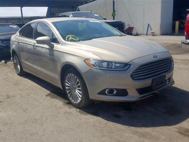 3FA6P0K91GR126689 - 2016 FORD FUSION TIT GOLD photo 1