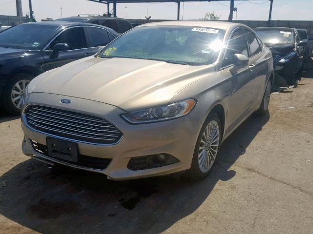 3FA6P0K91GR126689 - 2016 FORD FUSION TIT GOLD photo 2