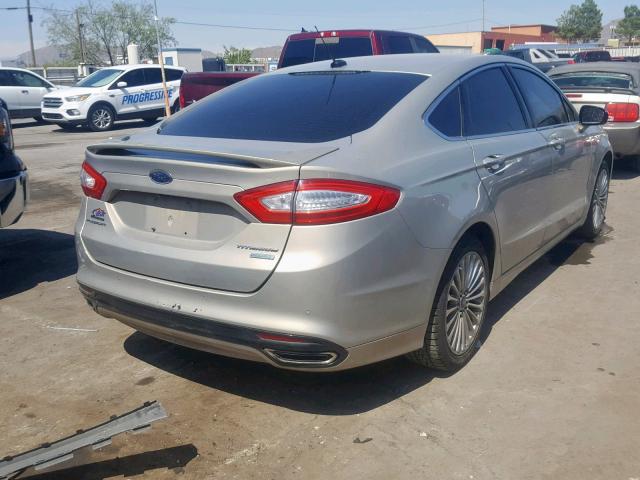 3FA6P0K91GR126689 - 2016 FORD FUSION TIT GOLD photo 4