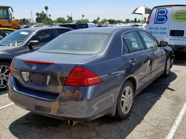 1HGCM56316A167133 - 2006 HONDA ACCORD SE GRAY photo 4