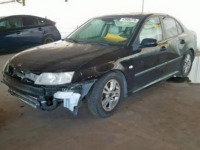 YS3FD46Y671139954 - 2007 SAAB 9-3 2.0T BLACK photo 2