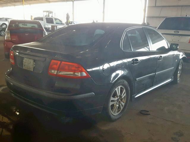 YS3FD46Y671139954 - 2007 SAAB 9-3 2.0T BLACK photo 4