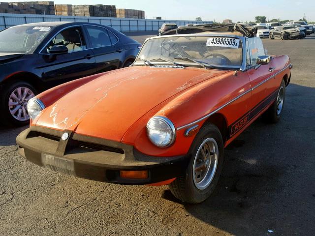 GHN5UH429679G - 1977 MG MGA CONV ORANGE photo 2