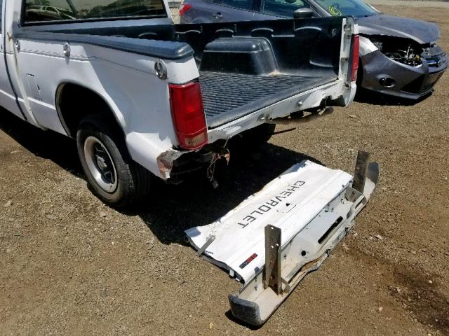 1GCCS14Z0N8141438 - 1992 CHEVROLET S TRUCK S1 WHITE photo 9