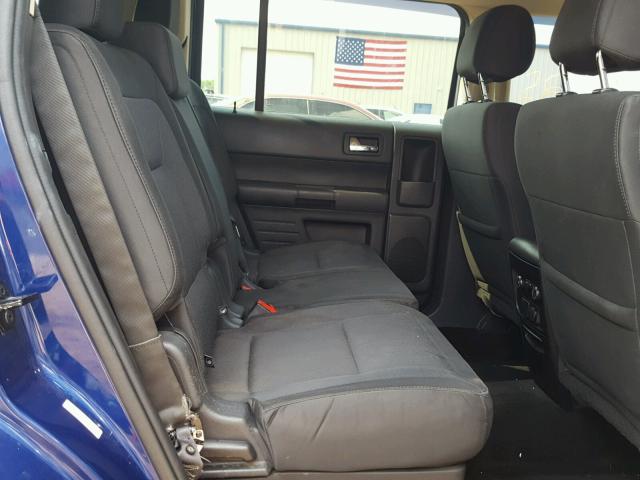 2FMGK5B80DBD05507 - 2013 FORD FLEX SE BLUE photo 6