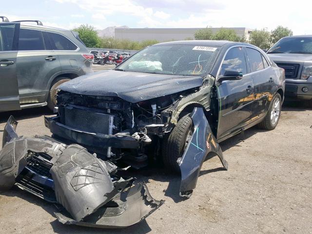 1G11C5SL2FF119540 - 2015 CHEVROLET MALIBU 1LT BLACK photo 2