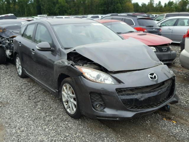 JM1BL1L67C1581999 - 2012 MAZDA 3 S GRAY photo 1