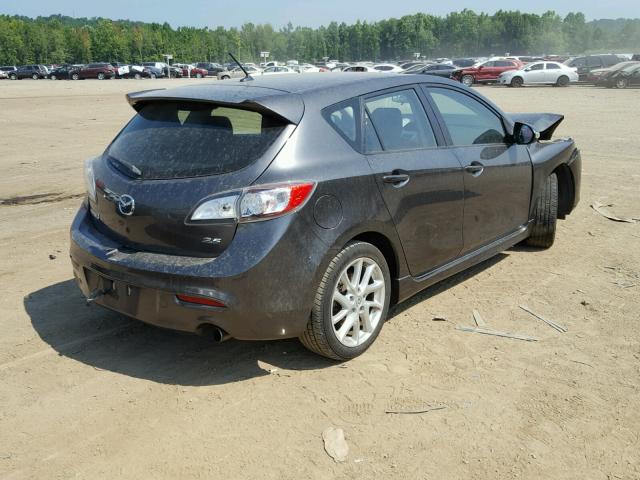 JM1BL1L67C1581999 - 2012 MAZDA 3 S GRAY photo 4