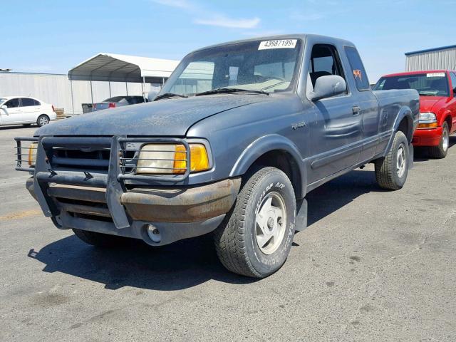 1FTDR15X7PPA55971 - 1993 FORD RANGER SUP GREEN photo 2