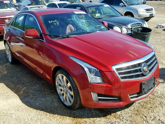 1G6AM5S30D0164841 - 2013 CADILLAC ATS PREMIU RED photo 1