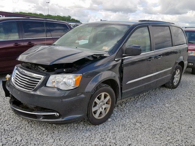 2C4RC1BG4CR137063 - 2012 CHRYSLER TOWN & COU GRAY photo 2