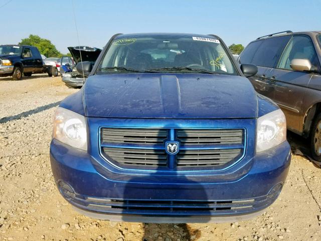 1B3HB28C79D125690 - 2009 DODGE CALIBER SE BLUE photo 9