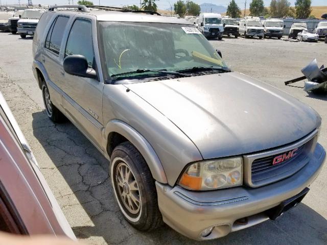 1GKDT13W9W2954018 - 1998 GMC ENVOY GRAY photo 1