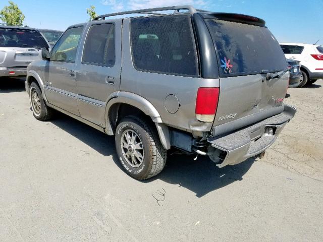 1GKDT13W9W2954018 - 1998 GMC ENVOY GRAY photo 3