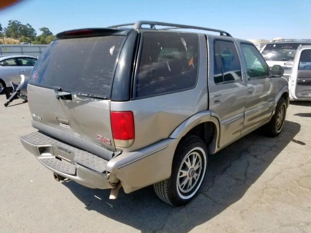 1GKDT13W9W2954018 - 1998 GMC ENVOY GRAY photo 4