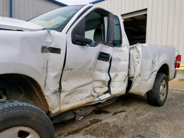 1FTRF12247KC50110 - 2007 FORD F150 WHITE photo 10