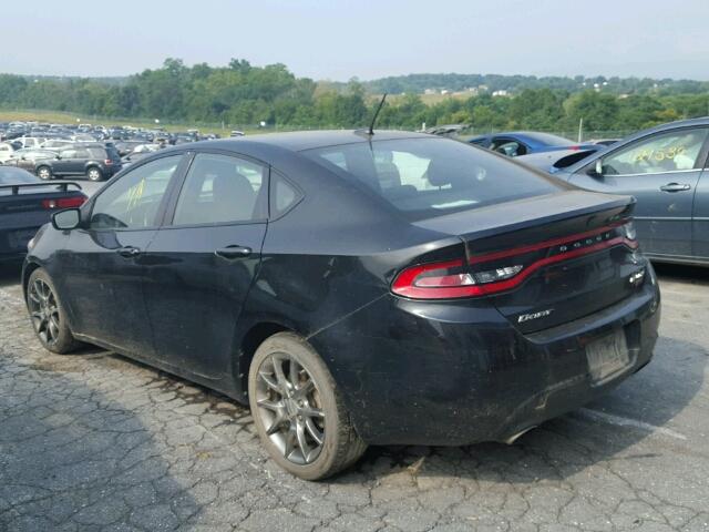 1C3CDFBH3DD230612 - 2013 DODGE DART SXT BLACK photo 3