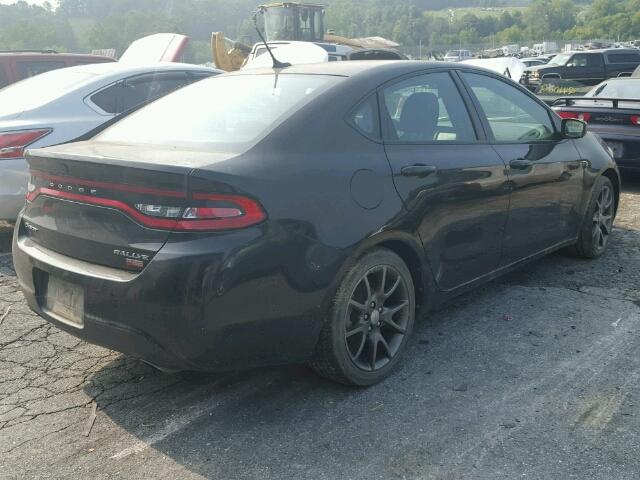 1C3CDFBH3DD230612 - 2013 DODGE DART SXT BLACK photo 4