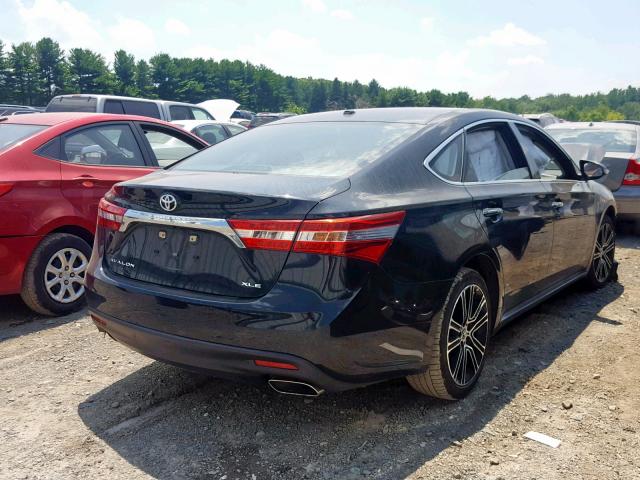 4T1BK1EB1FU137223 - 2015 TOYOTA AVALON XLE BLACK photo 4