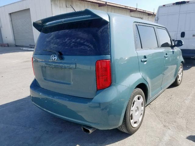 JTLKE50E181012588 - 2008 TOYOTA SCION XB Жасыл фото 4