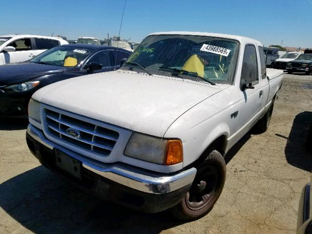 1FTYR14D41PB18198 - 2001 FORD RANGER SUP WHITE photo 2