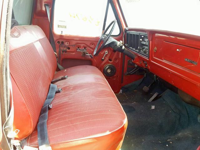 F25JRY29216 - 1977 FORD F-250 RED photo 5