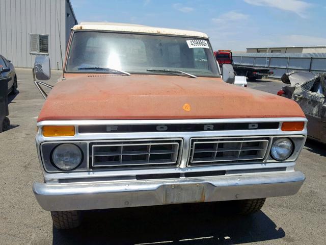 F25JRY29216 - 1977 FORD F-250 RED photo 9