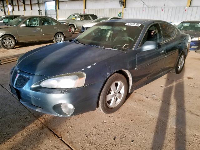2G2WP552561256844 - 2006 PONTIAC GRAND PRIX GREEN photo 2