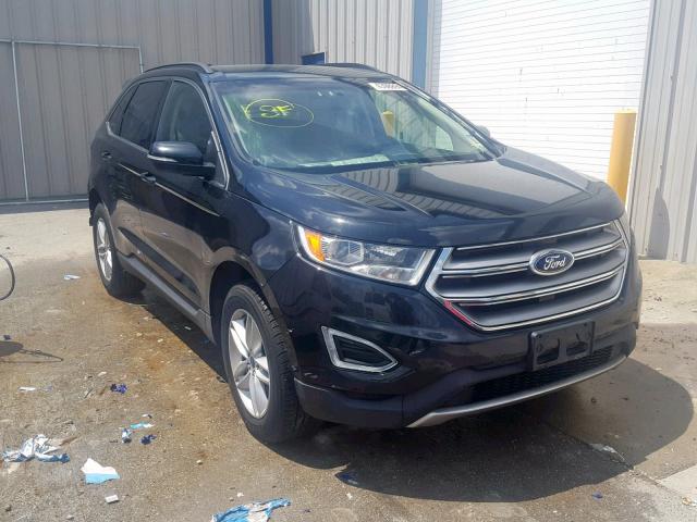 2FMTK4J95FBB71194 - 2015 FORD EDGE SEL BLACK photo 1