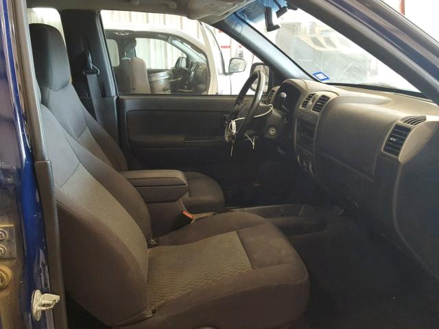1GCDSCF97C8104946 - 2012 CHEVROLET COLORADO L BLUE photo 5