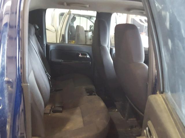 1GCDSCF97C8104946 - 2012 CHEVROLET COLORADO L BLUE photo 6