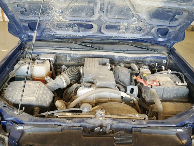 1GCDSCF97C8104946 - 2012 CHEVROLET COLORADO L BLUE photo 7