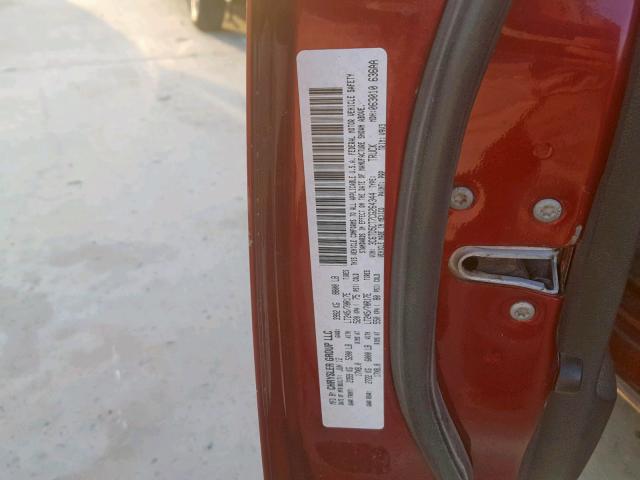 3C6TD5CT7CG264344 - 2012 DODGE RAM 2500 S RED photo 10