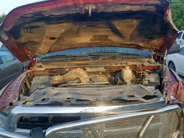 3C6TD5CT7CG264344 - 2012 DODGE RAM 2500 S წითელი ფოტო 7