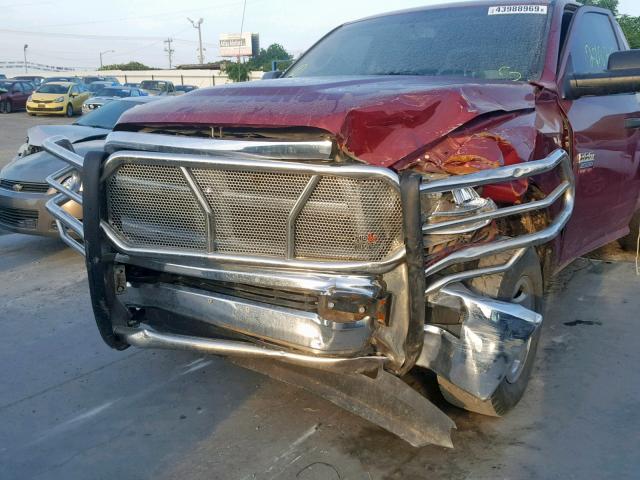 3C6TD5CT7CG264344 - 2012 DODGE RAM 2500 S წითელი ფოტო 9